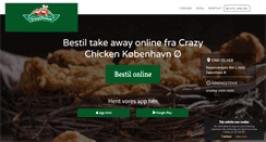 Desktop Screenshot of crazy-chicken.dk